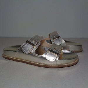 Cole Haan Size 11 M / MARISOL FOOTBED / Gold / Leather Sandals New Women's Shoes